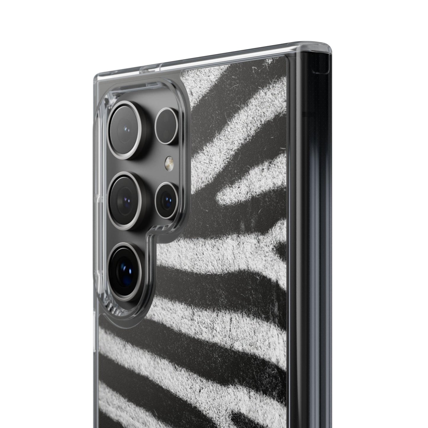 Clear Cases Black and White Zebra Stripes