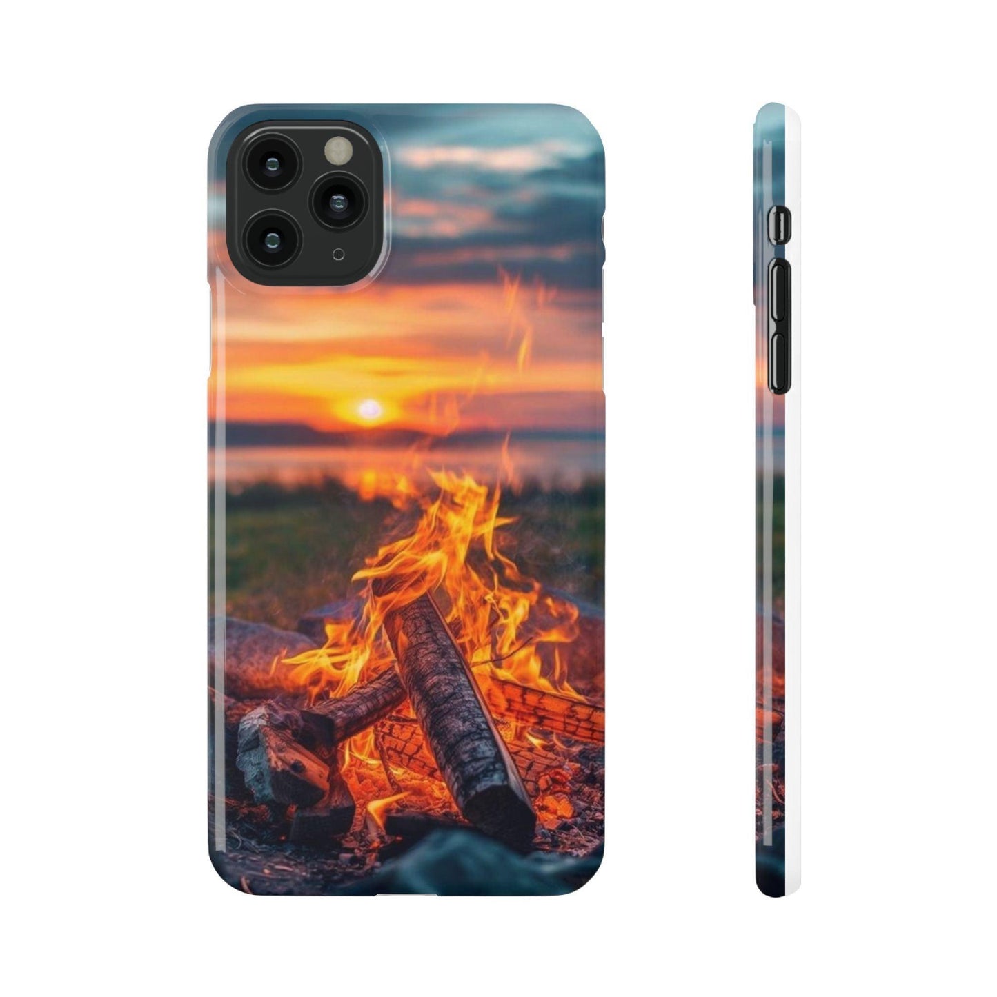 Woodland Fire Phone Case – Warmth of Nature’s Blaze on Your Device