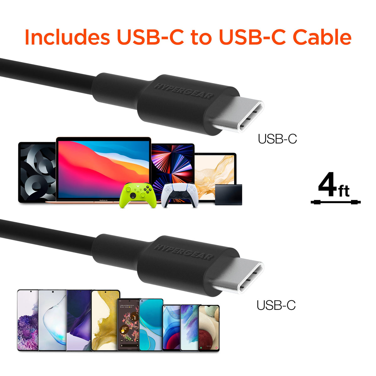 HyperGear SpeedBoost 25W PD USB-C Car Kit with PPS Fast Charge Tech
