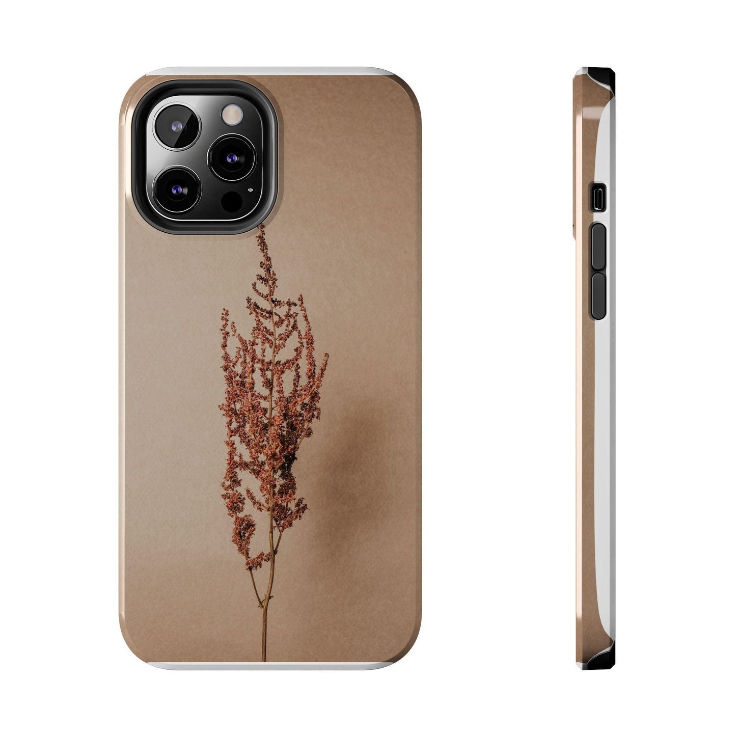 Brown Dry Leaf Tough Phone Cases