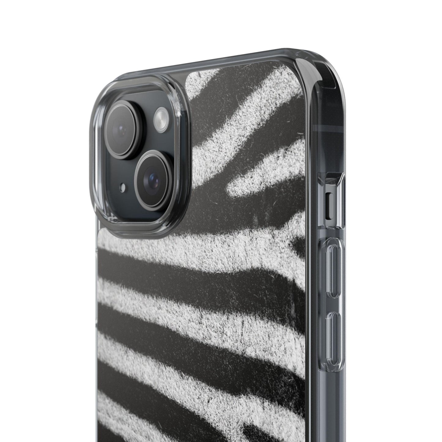 Clear Cases Black and White Zebra Stripes
