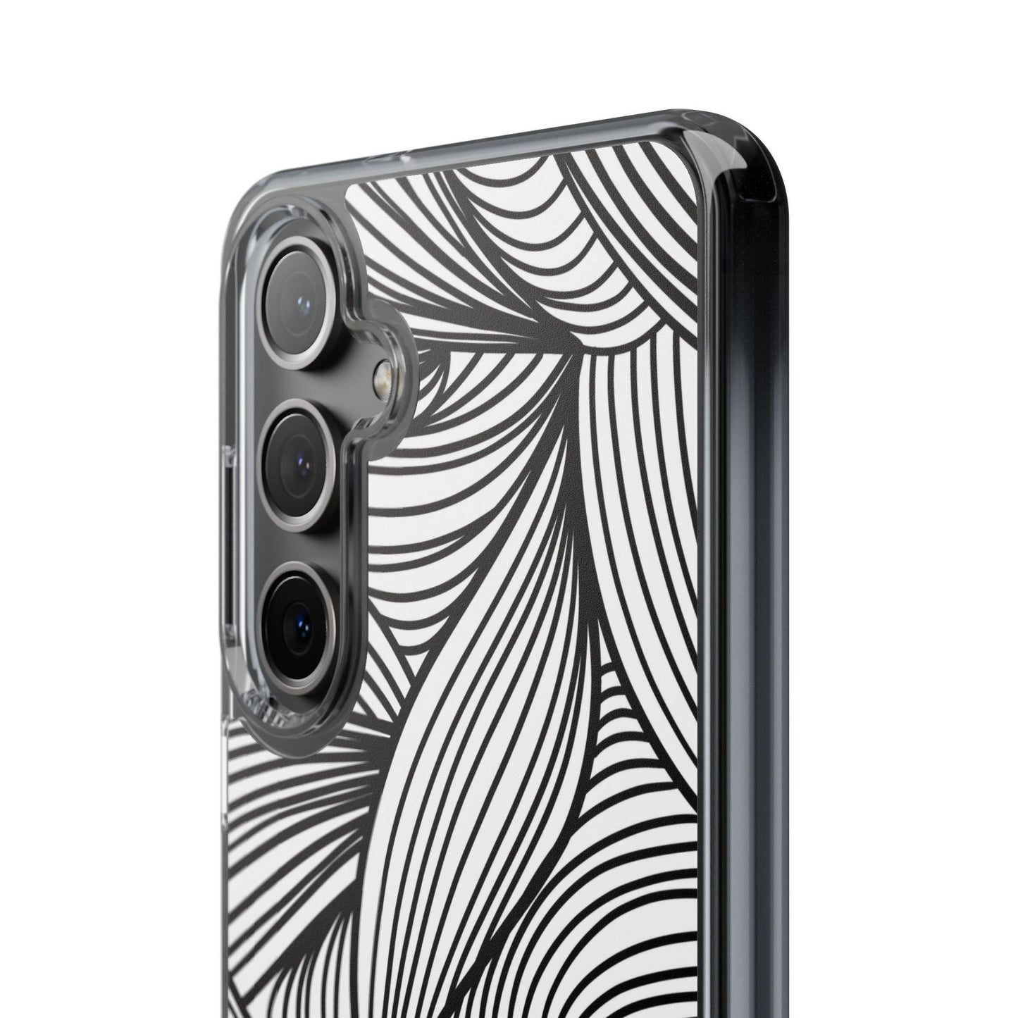 Black and White Illusion Clear Cases