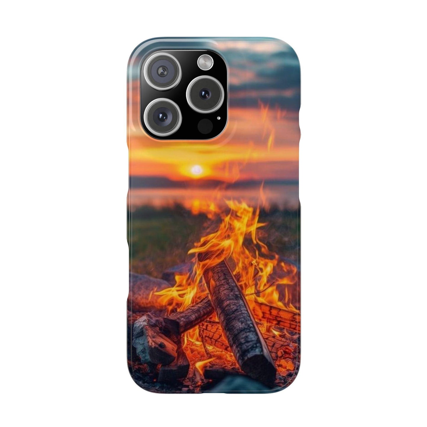 Woodland Fire Phone Case – Warmth of Nature’s Blaze on Your Device