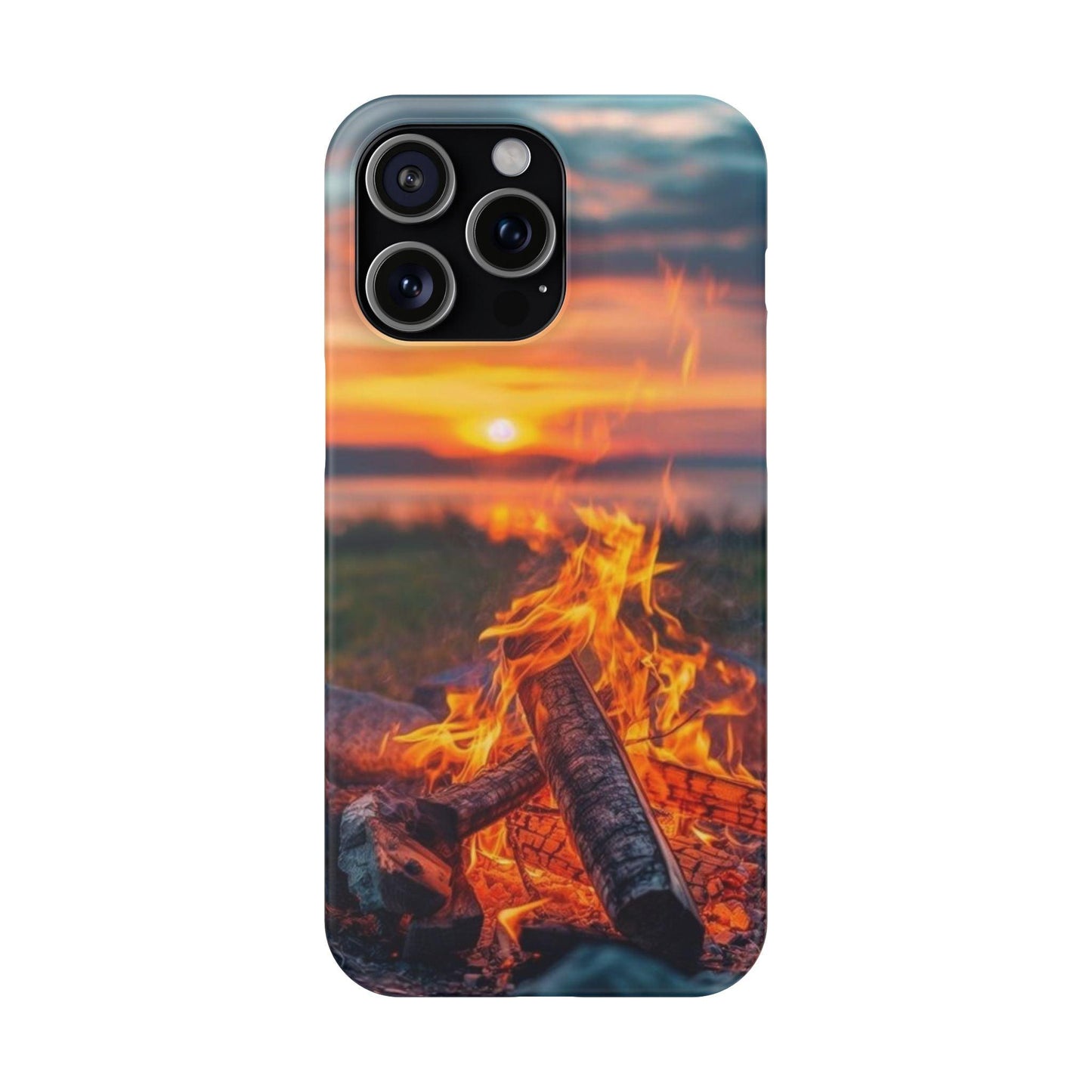 Woodland Fire Phone Case – Warmth of Nature’s Blaze on Your Device