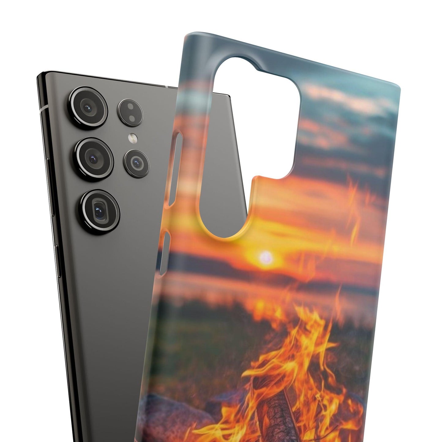 Woodland Fire Phone Case – Warmth of Nature’s Blaze on Your Device