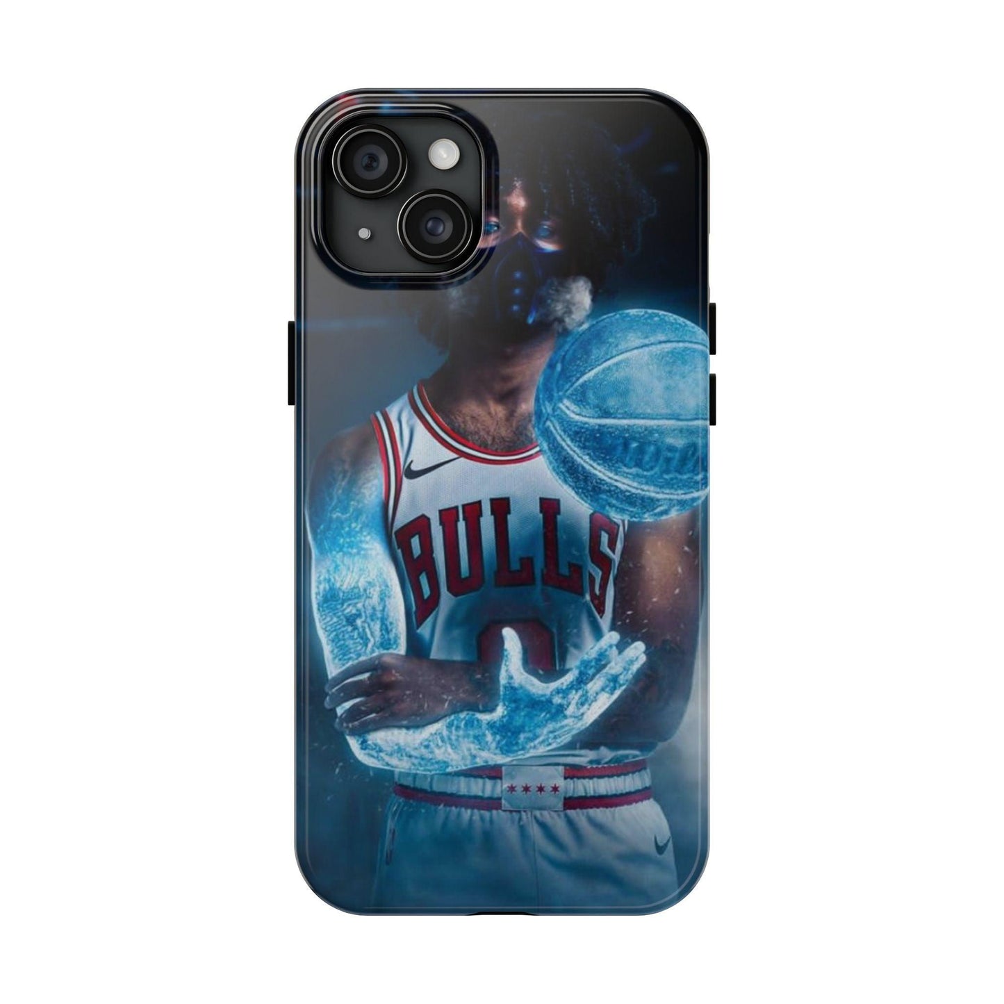 Coby White Chicago Bulls NBA Basketball Printed Tough Phone Case for iPhone & Samsung Galaxy - Dynamic Player Action Design