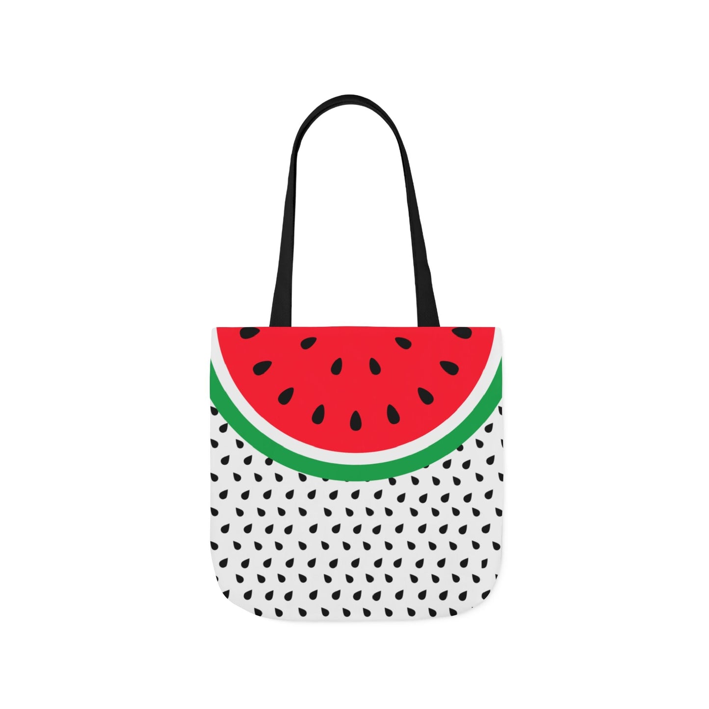 Watermelon Canvas Tote Bag, 2-Color Straps