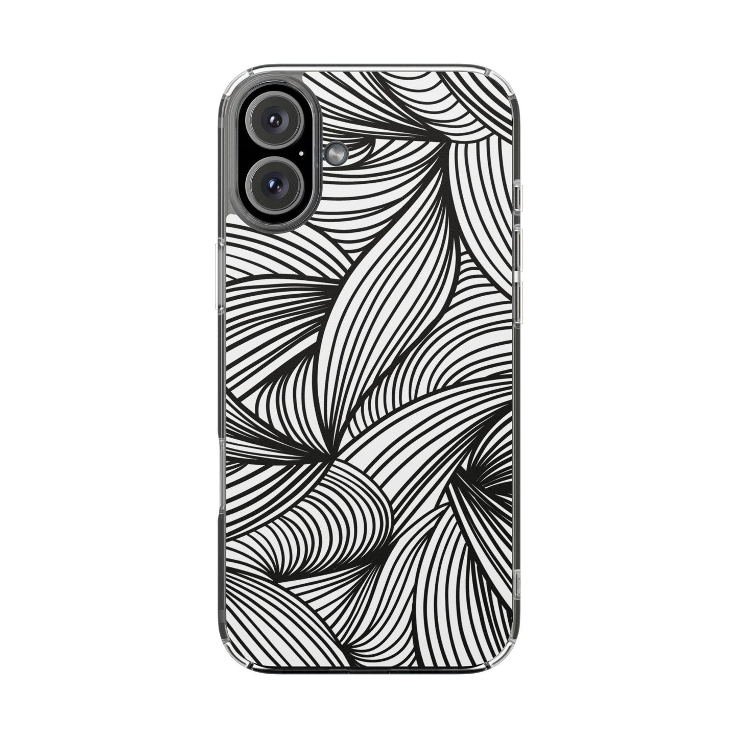 Black and White Illusion Clear Cases