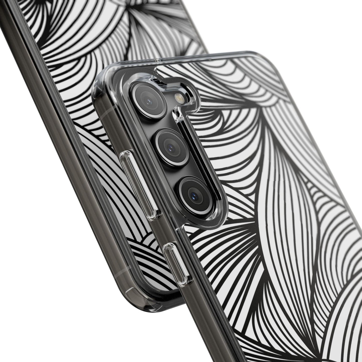 Black and White Illusion Clear Cases