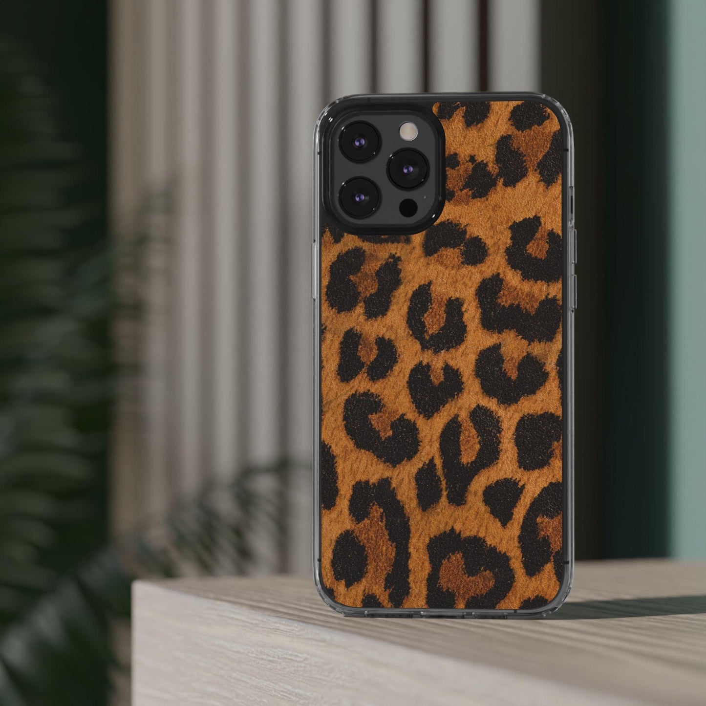 Clear Cases Cheeta Print