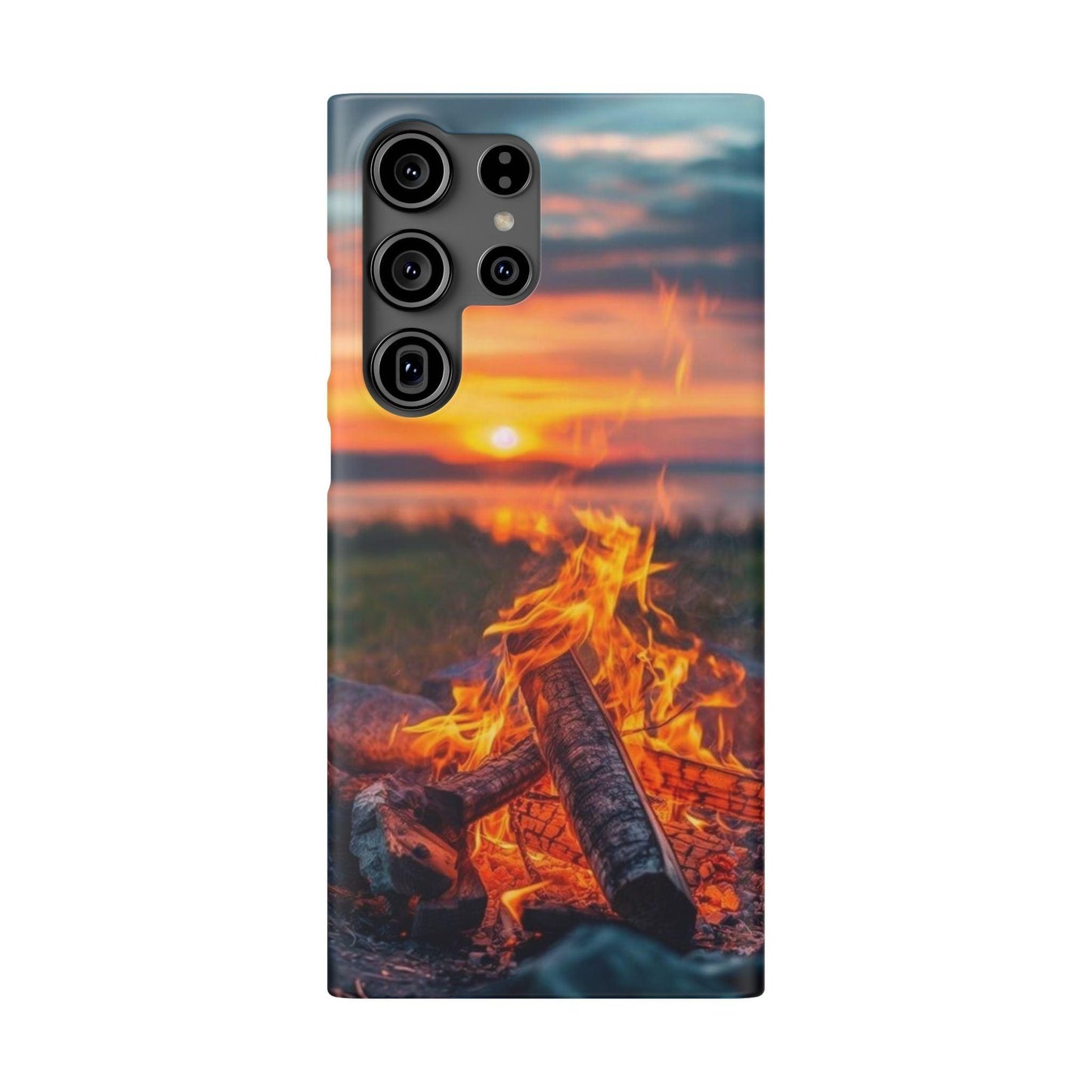 Woodland Fire Phone Case – Warmth of Nature’s Blaze on Your Device