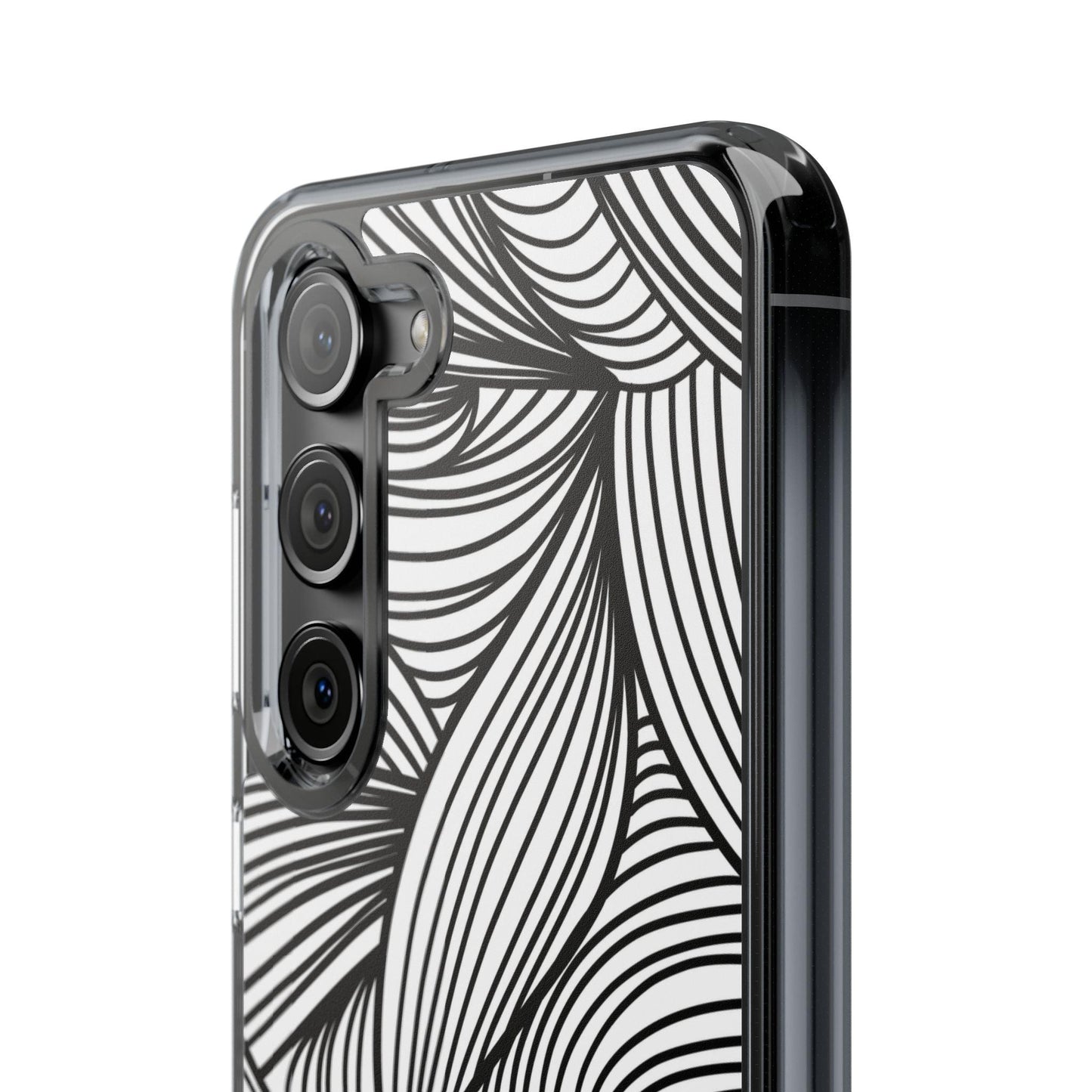 Black and White Illusion Clear Cases