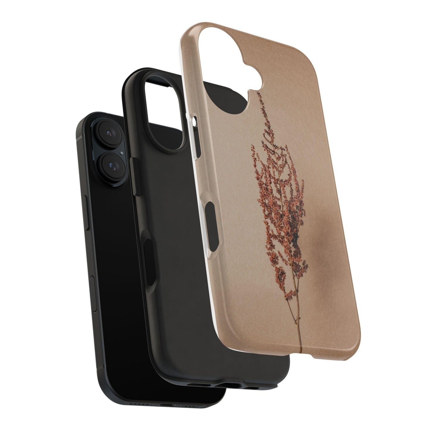 Brown Dry Leaf Tough Phone Cases