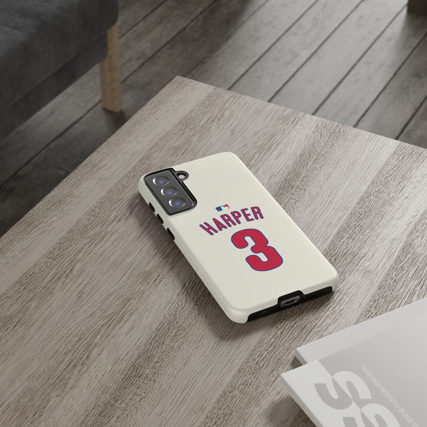 Bryce Harper PowerGrip – Dual-Layer Defense & Slim Fit | Compatible with iPhone 8 to 16 Pro Max & Samsung Galaxy S10 to S25 Ultra