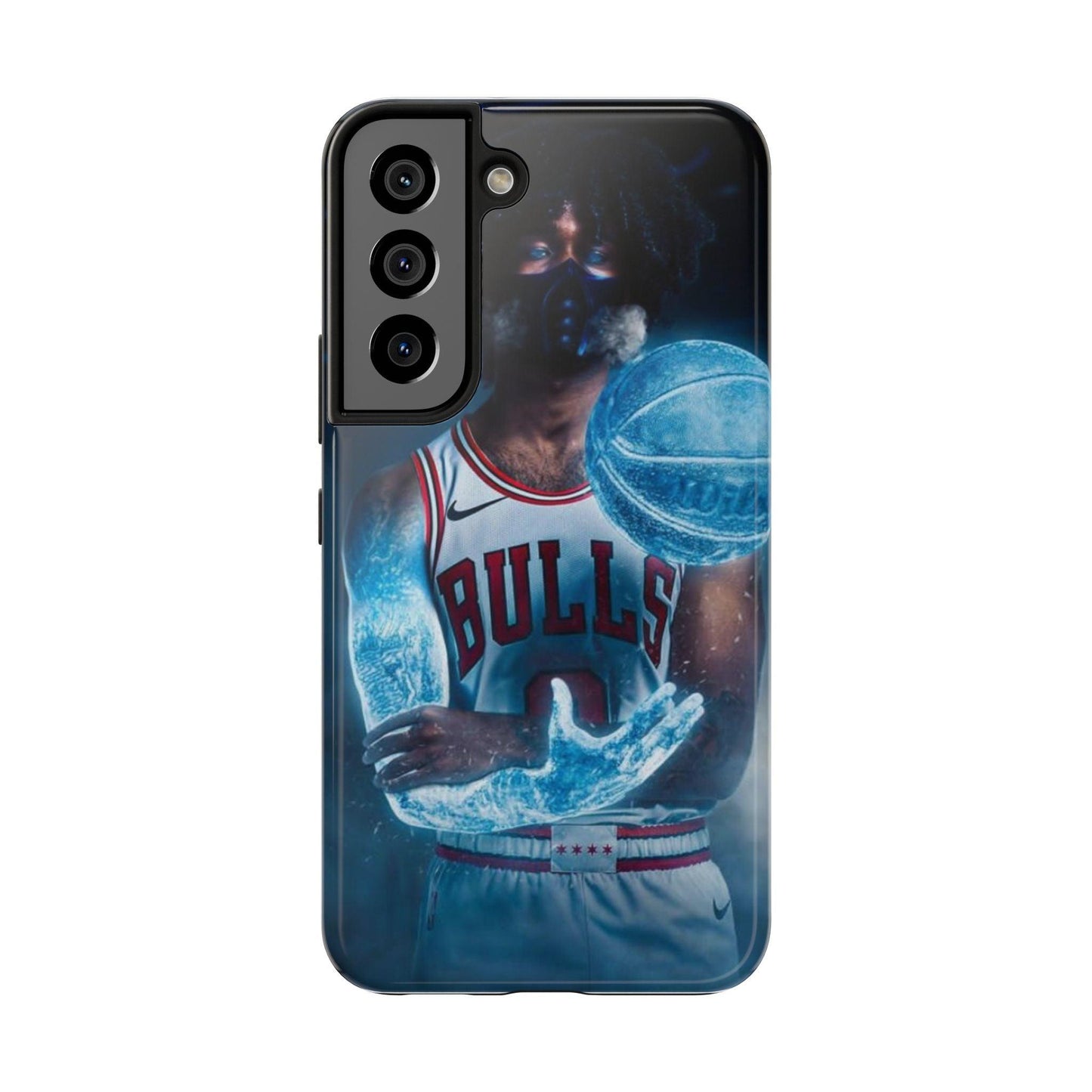 Coby White Chicago Bulls NBA Basketball Printed Tough Phone Case for iPhone & Samsung Galaxy - Dynamic Player Action Design