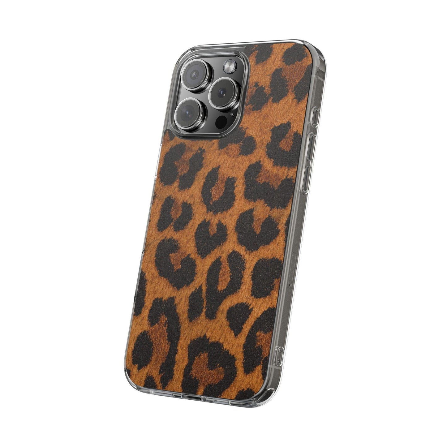 Clear Cases Cheeta Print