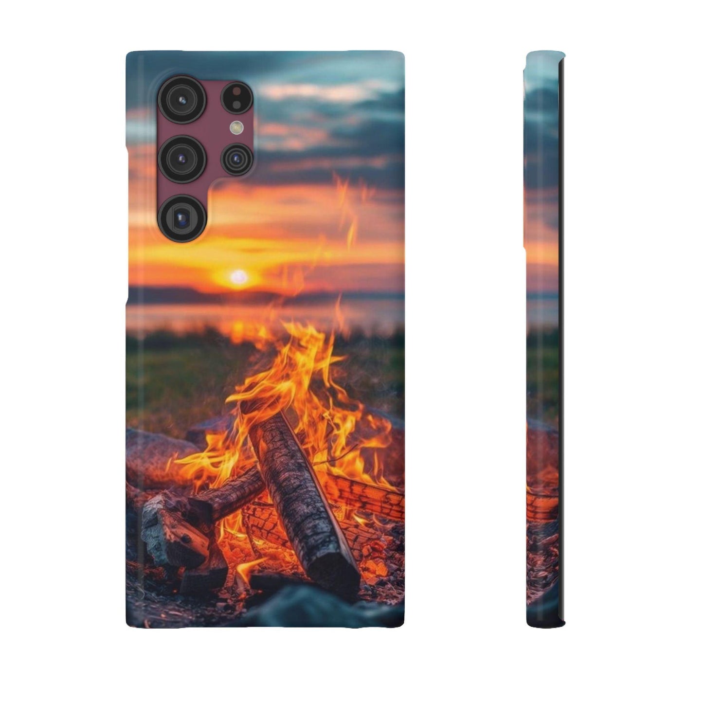 Woodland Fire Phone Case – Warmth of Nature’s Blaze on Your Device