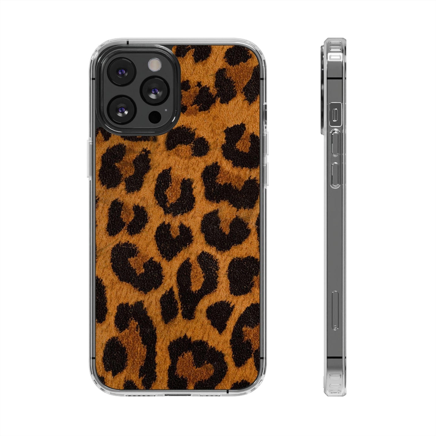 Clear Cases Cheeta Print