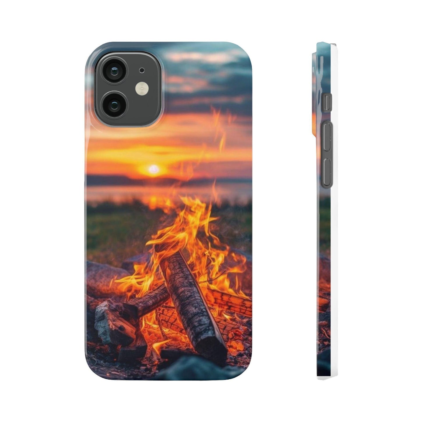 Woodland Fire Phone Case – Warmth of Nature’s Blaze on Your Device