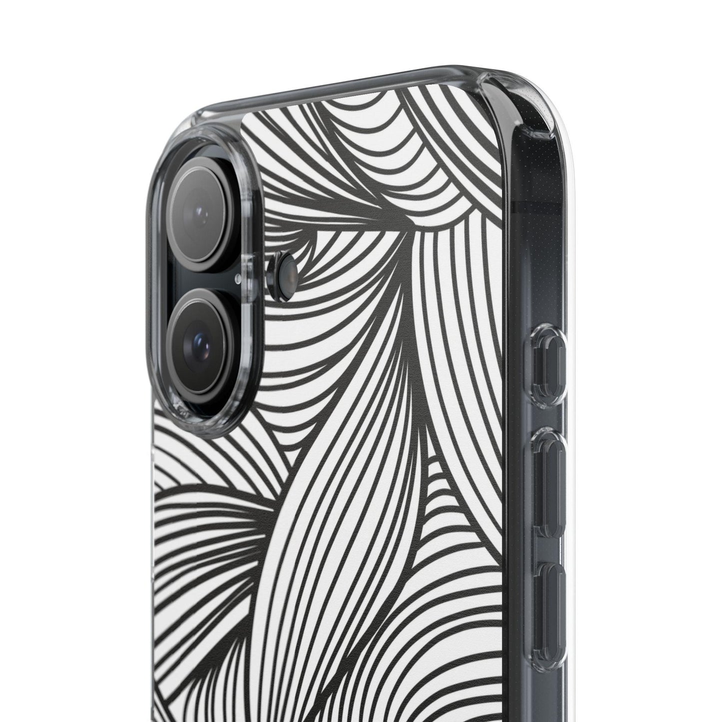 Black and White Illusion Clear Cases