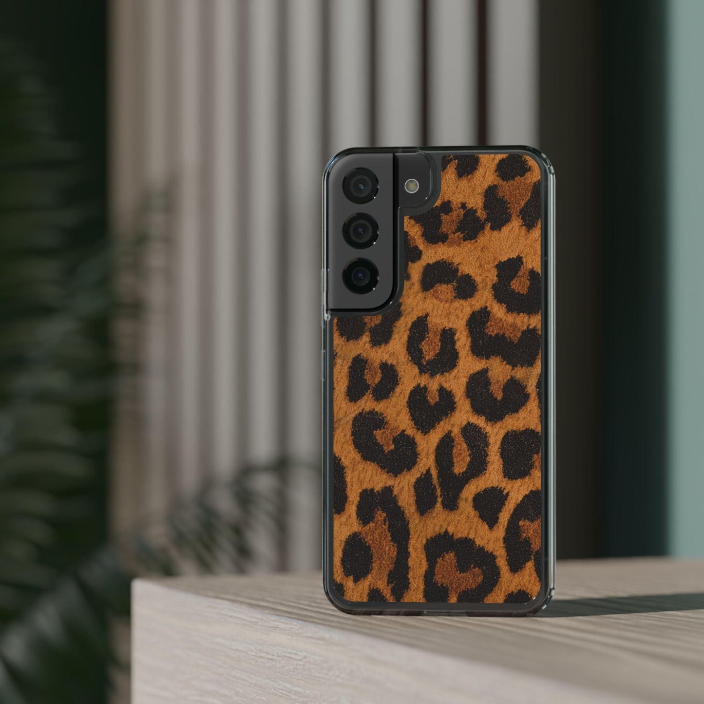 Clear Cases Cheeta Print