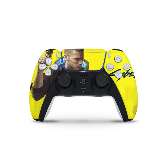 Neon Dystopia PS5 Controller Skin