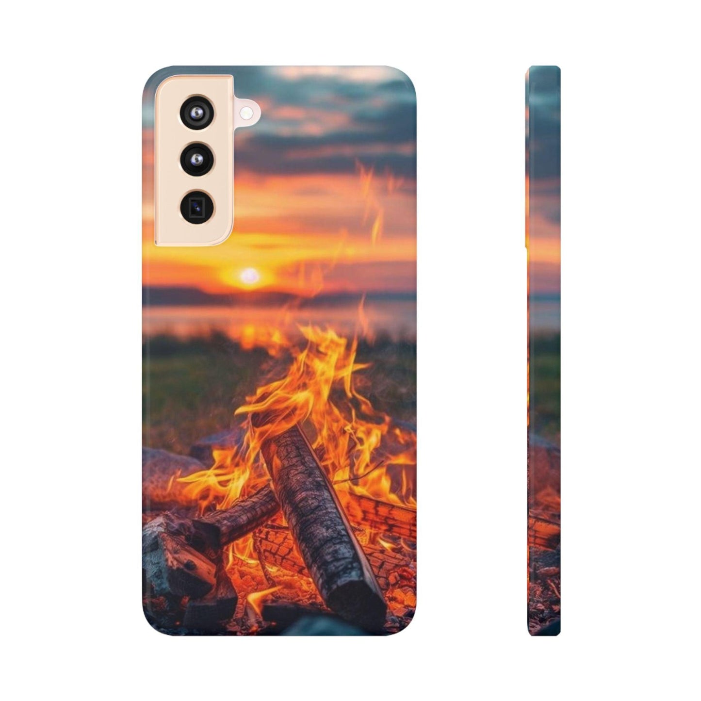 Woodland Fire Phone Case – Warmth of Nature’s Blaze on Your Device