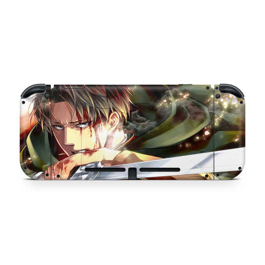 Abyss Striker Nintendo Switch OLED Skin