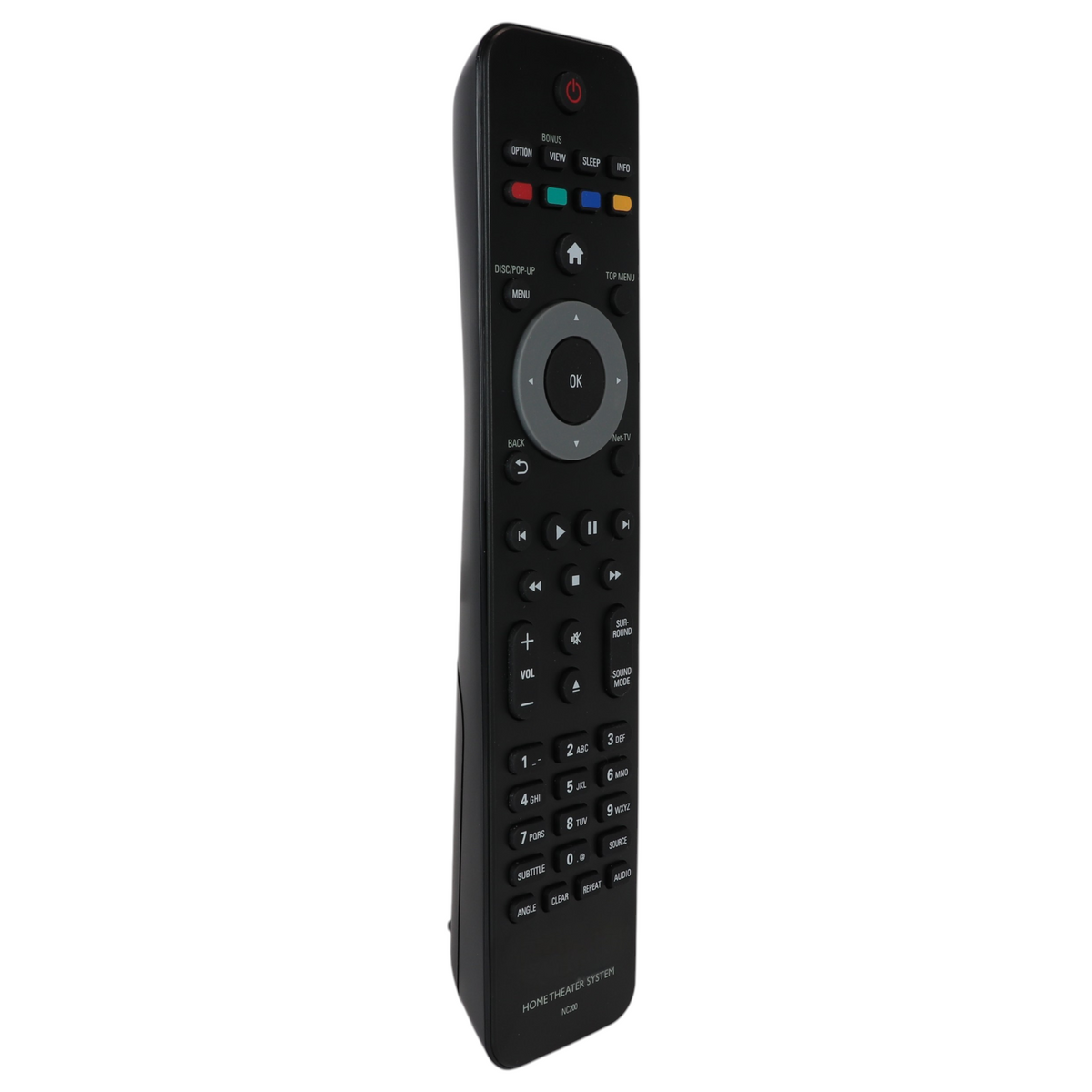 Philips NC200UD Home Theater and DVD System Remote Control