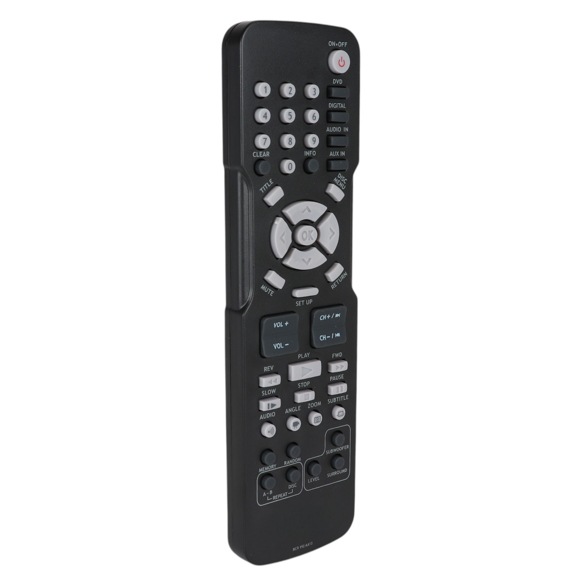RCA RCR192AA10 Home Theater Remote Control