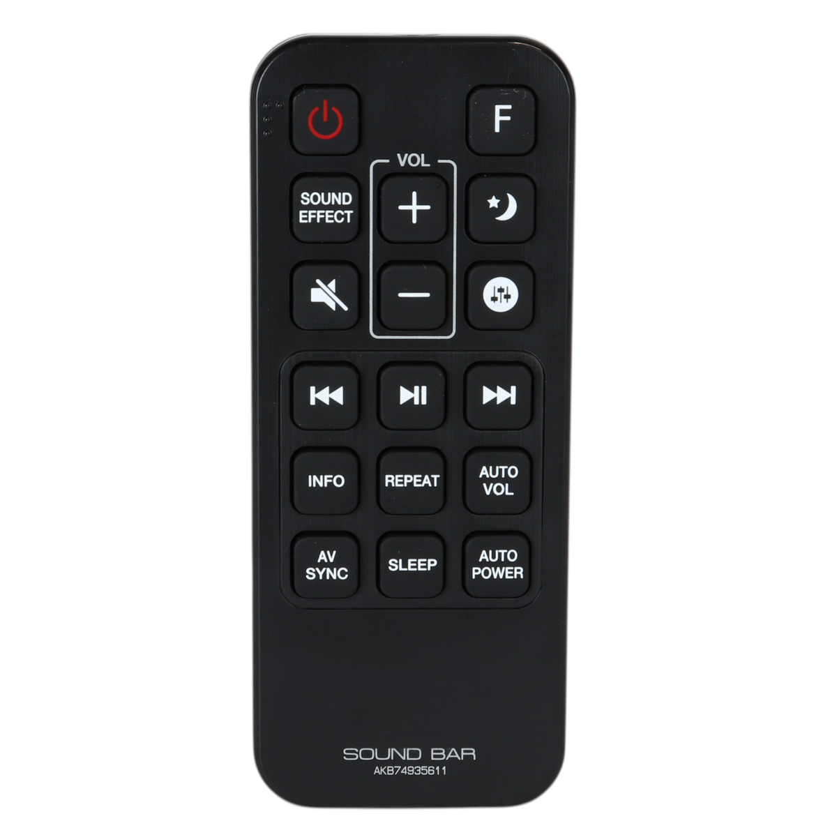 LG AKB74935611 Sound Bar Remote Control