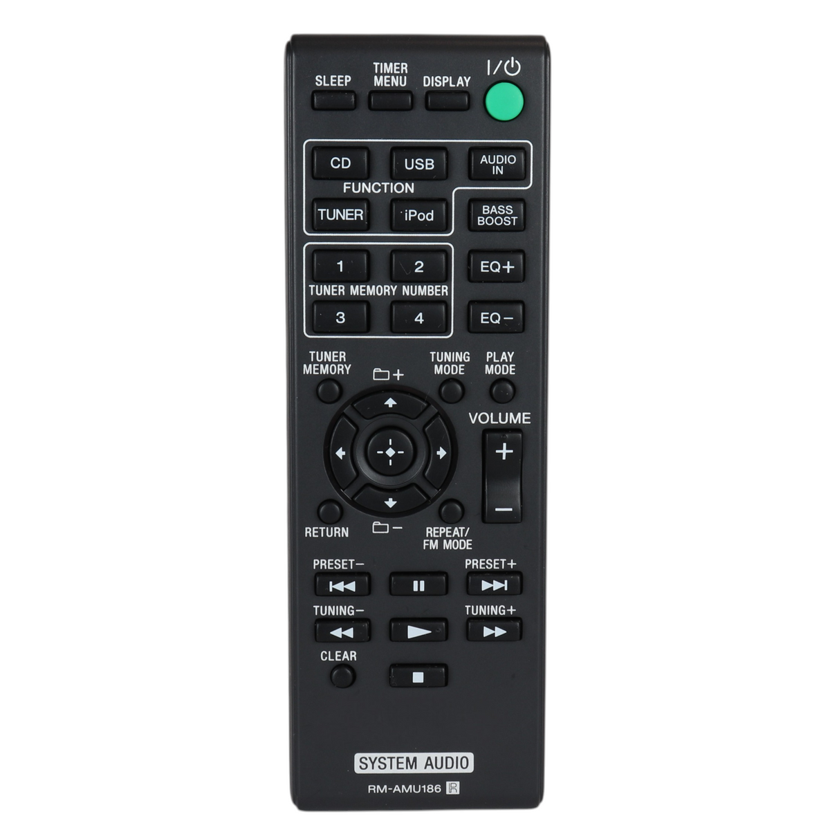 Sony RM-AMU186 Audio Remote Control - RMAMU186