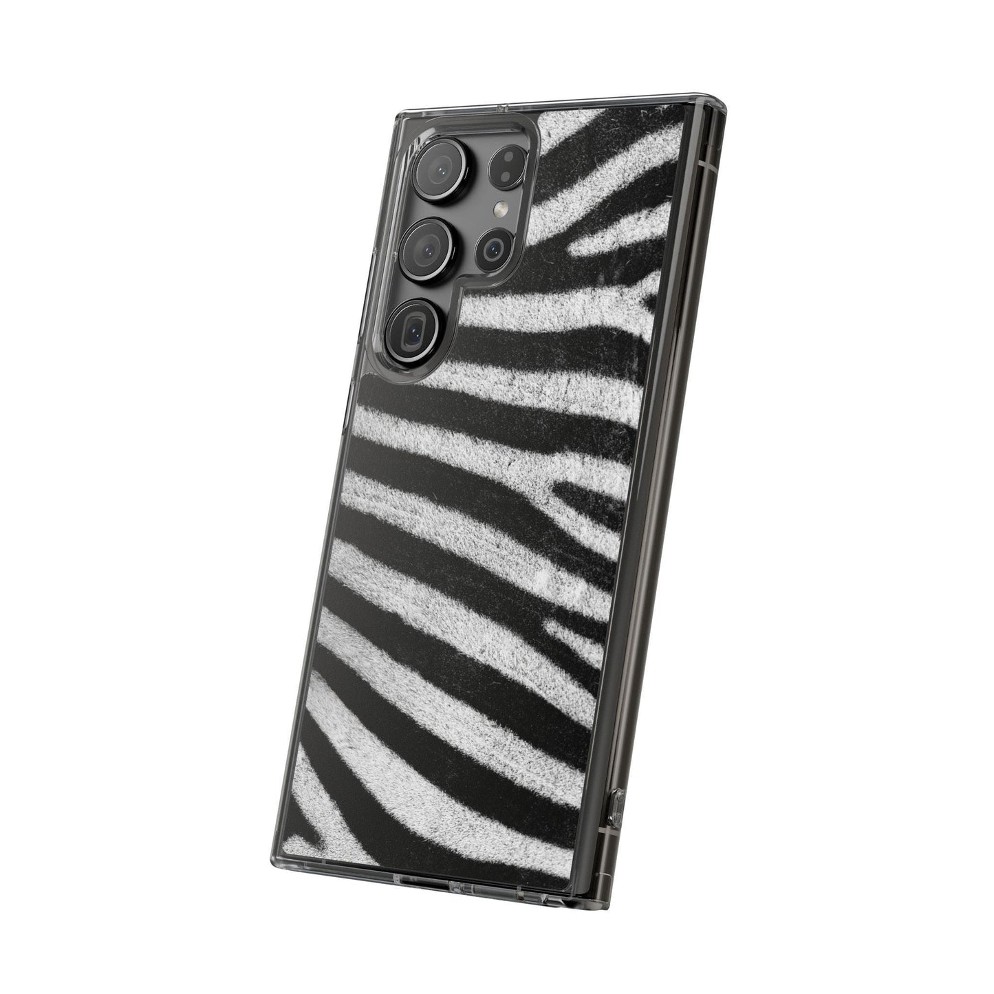 Clear Cases Black and White Zebra Stripes