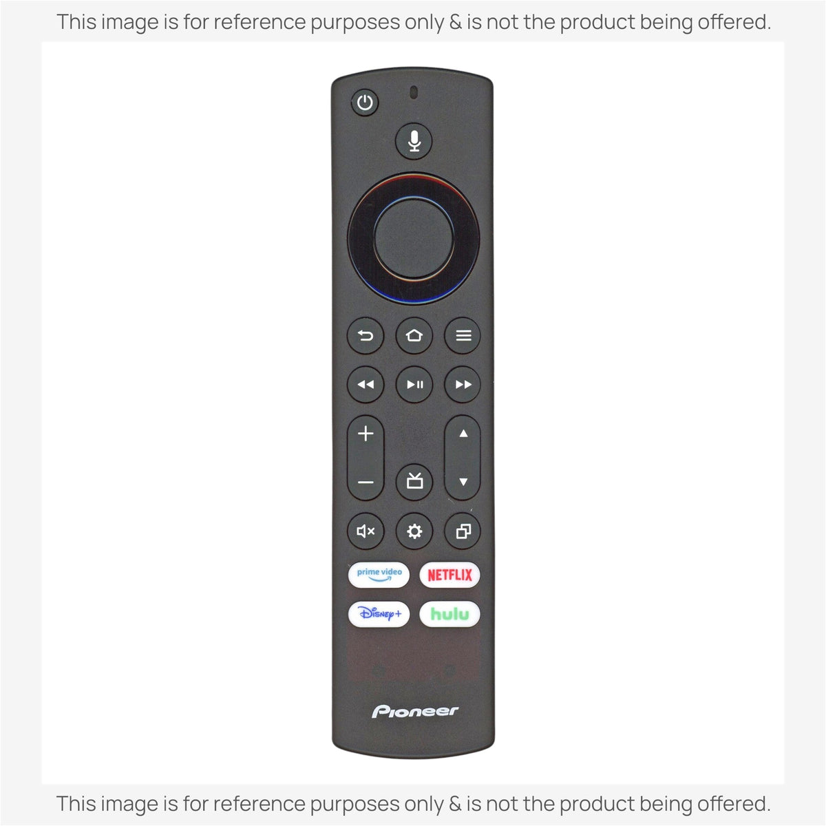 Pioneer CP-RC1NA-22 Fire TV Remote Control | Voice | Prime Video | Netflix | Disney+ | Hulu - 1T860000K00