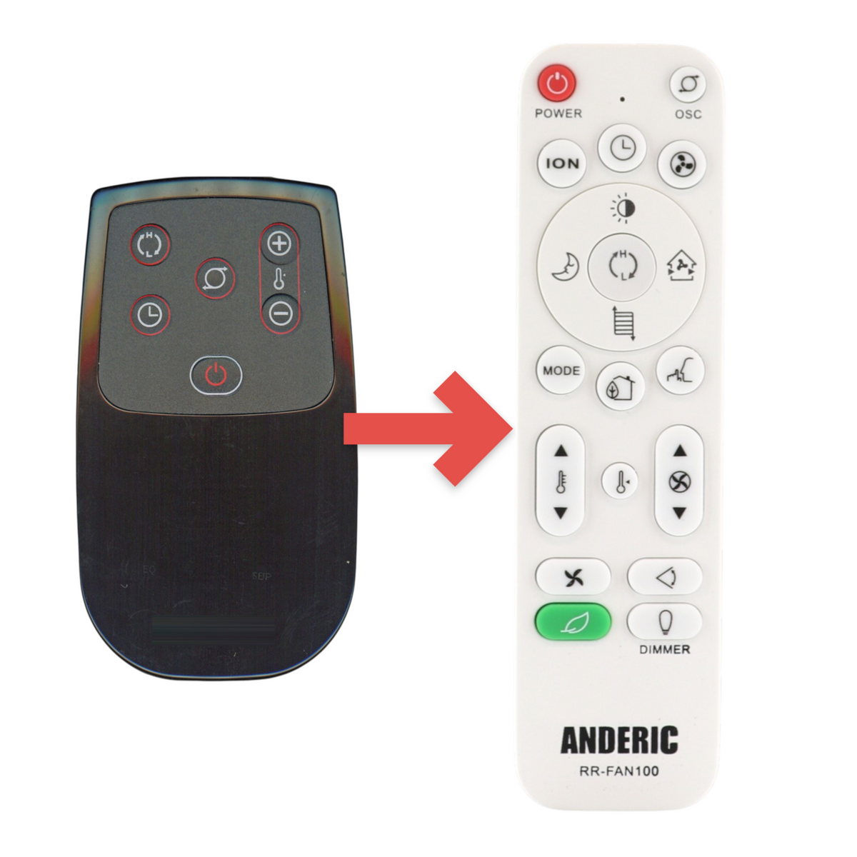 Lasko 2033627 Digital Ceramic Tower Space Heater Remote Control - 2033627