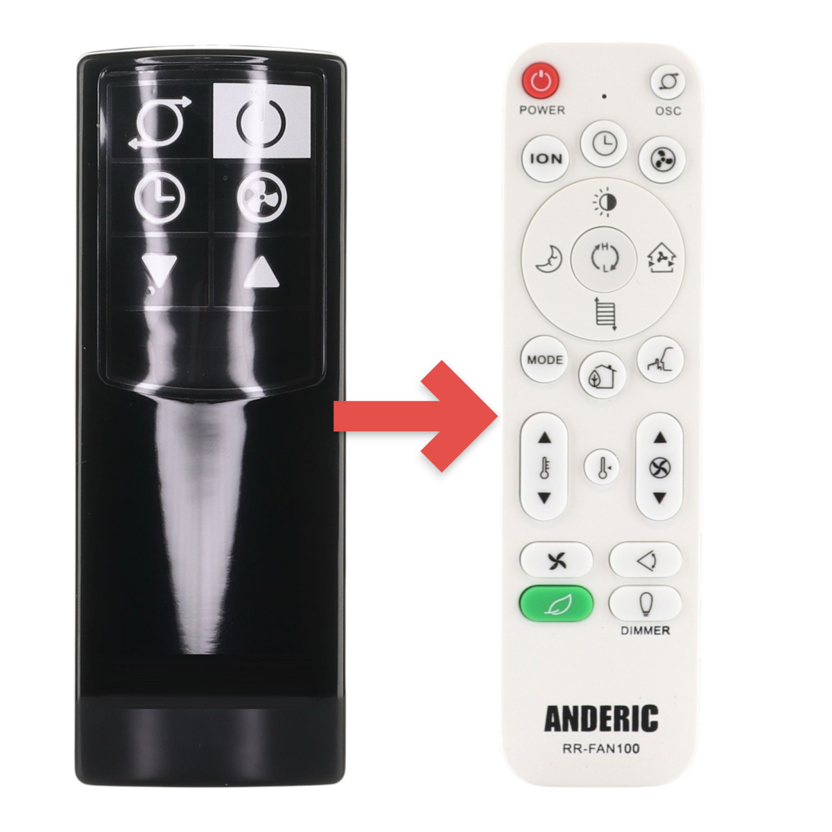 Lasko 2033694 EcoQuiet DC Motor Pedestal Fan Remote Control - 2033694