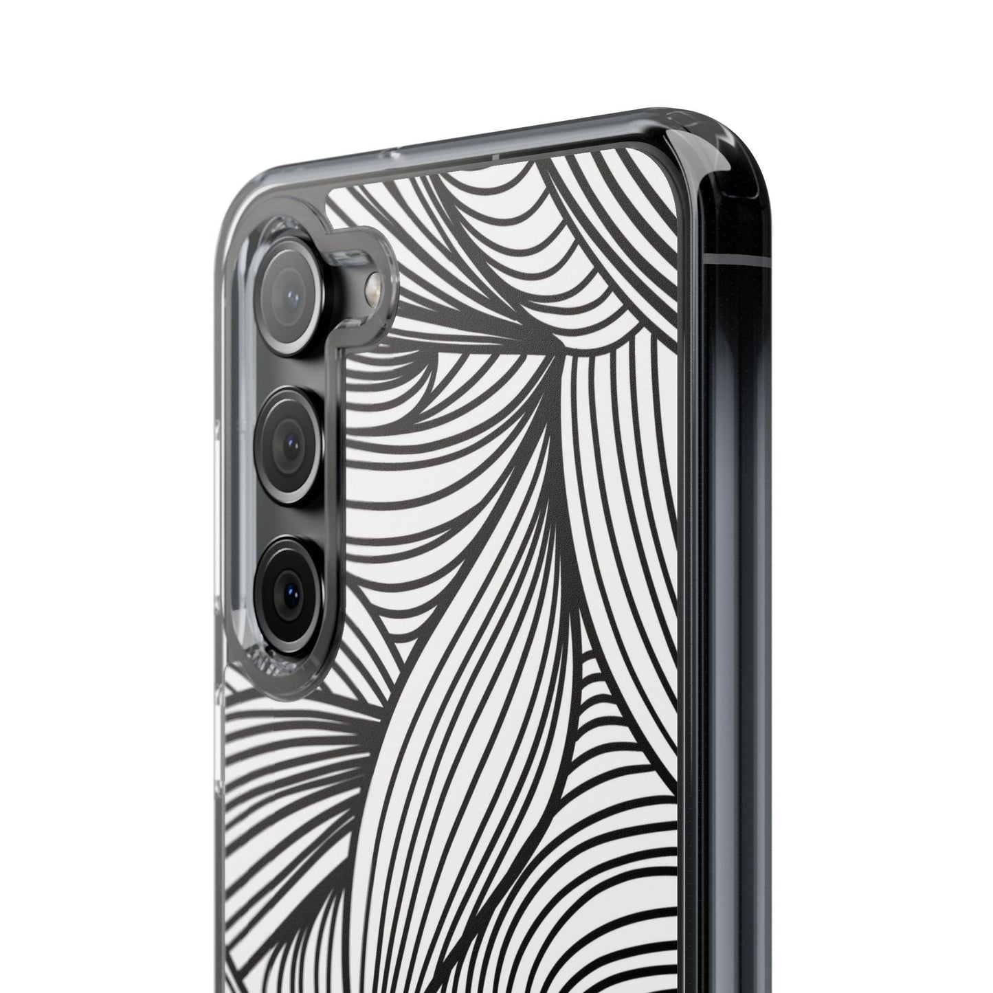Black and White Illusion Clear Cases