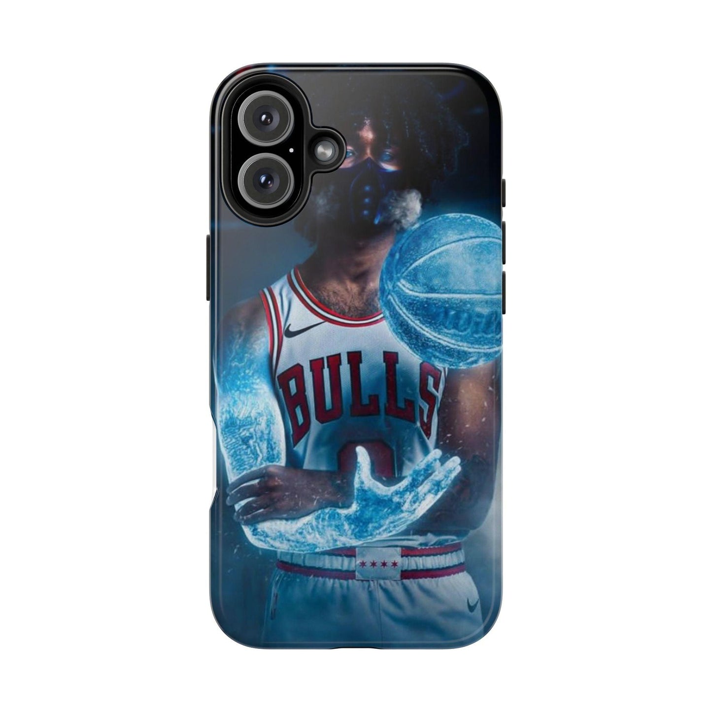 Coby White Chicago Bulls NBA Basketball Printed Tough Phone Case for iPhone & Samsung Galaxy - Dynamic Player Action Design