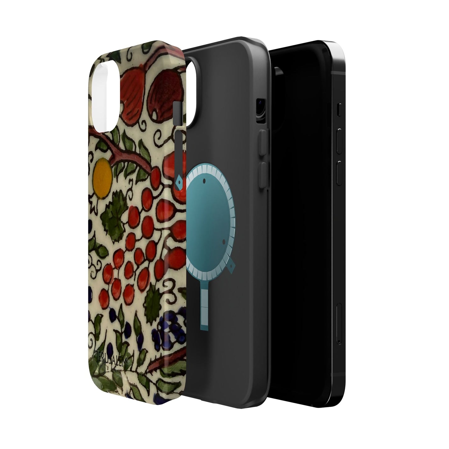 Jerusalem City Fruits Design Iphone Magnetic Tough Case