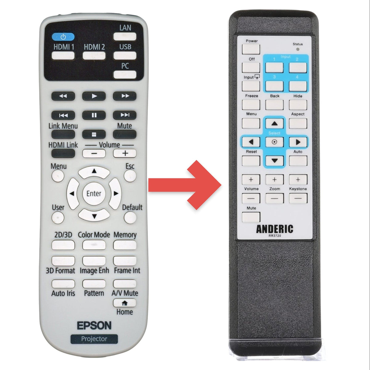 Epson 2181830 Projector Remote Control