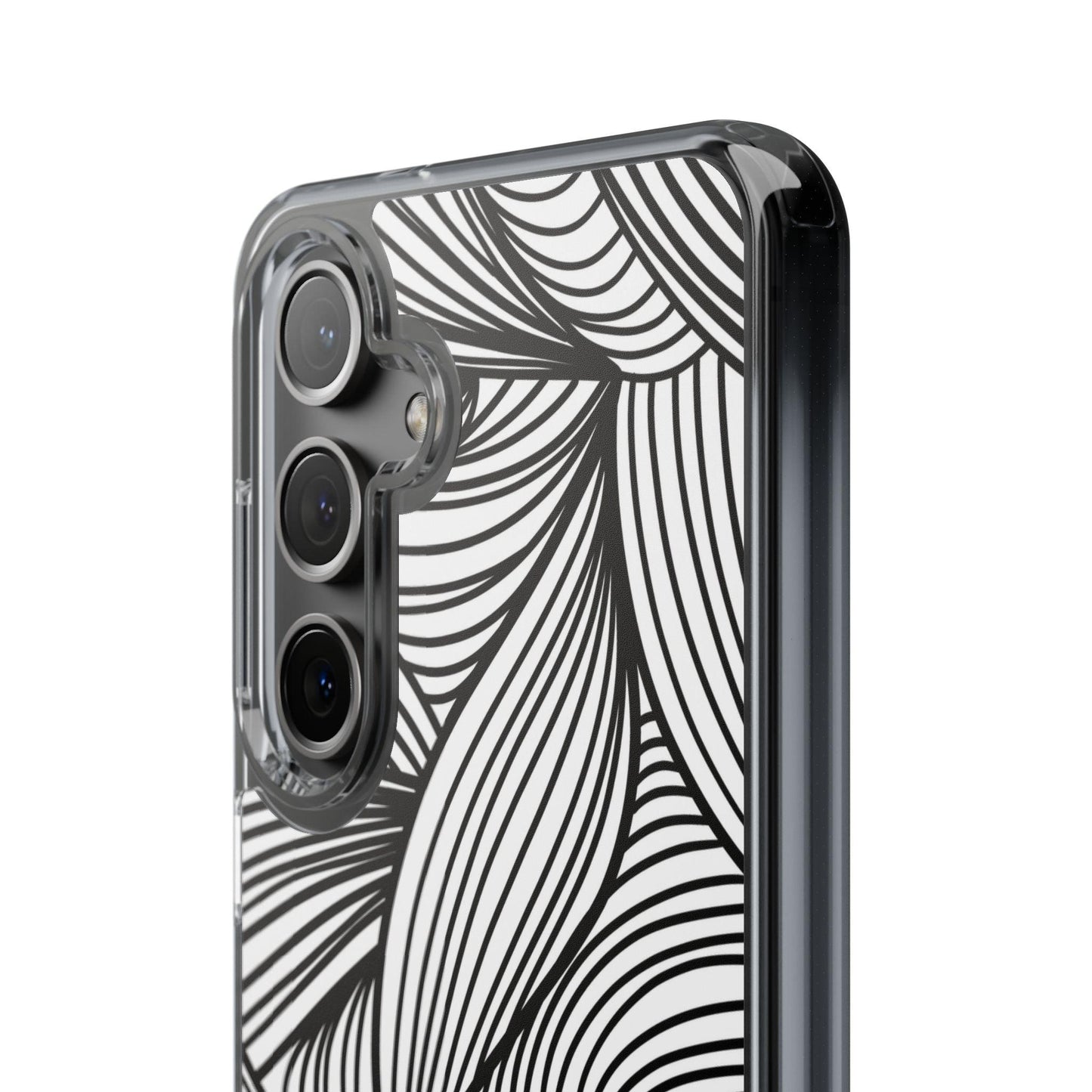 Black and White Illusion Clear Cases