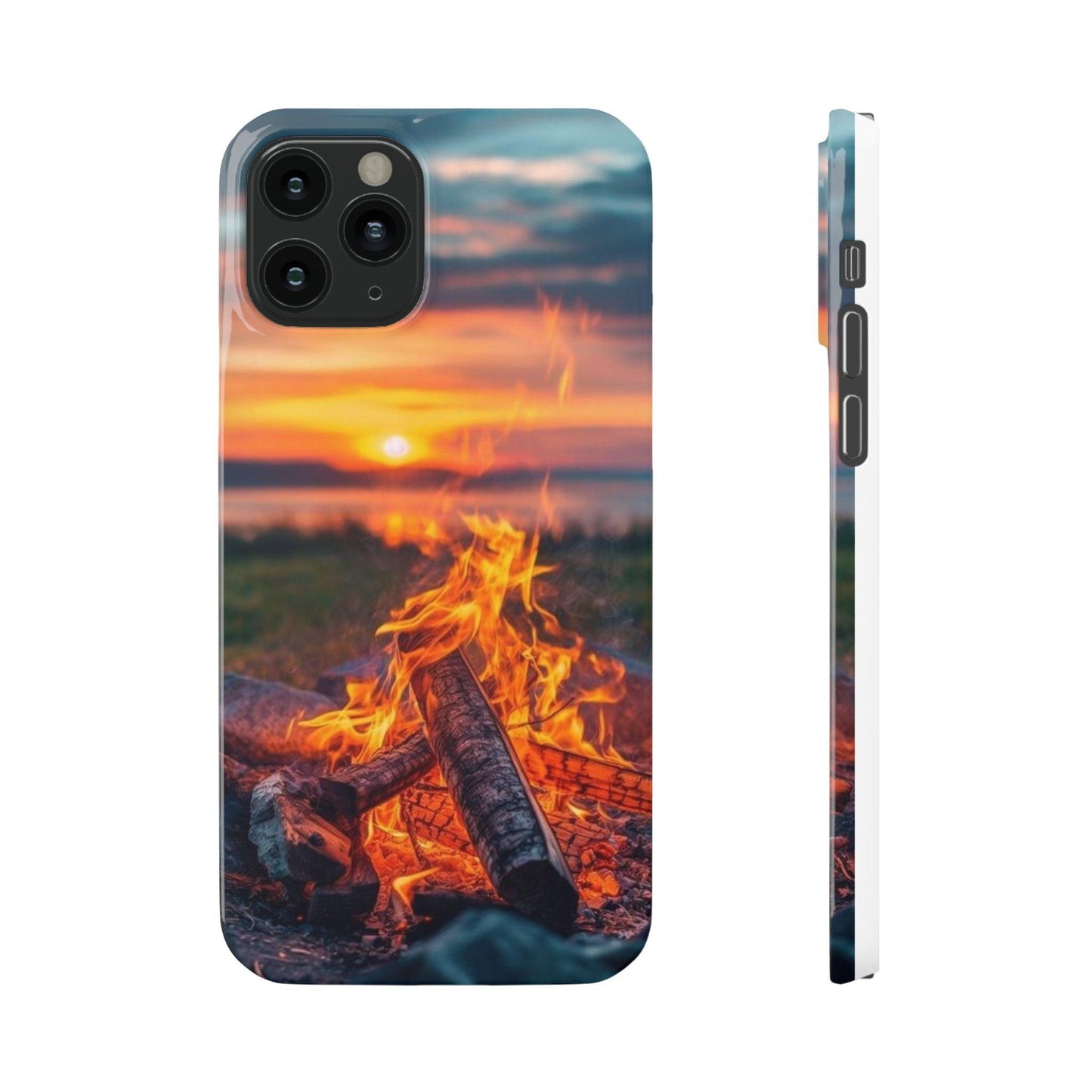 Woodland Fire Phone Case – Warmth of Nature’s Blaze on Your Device