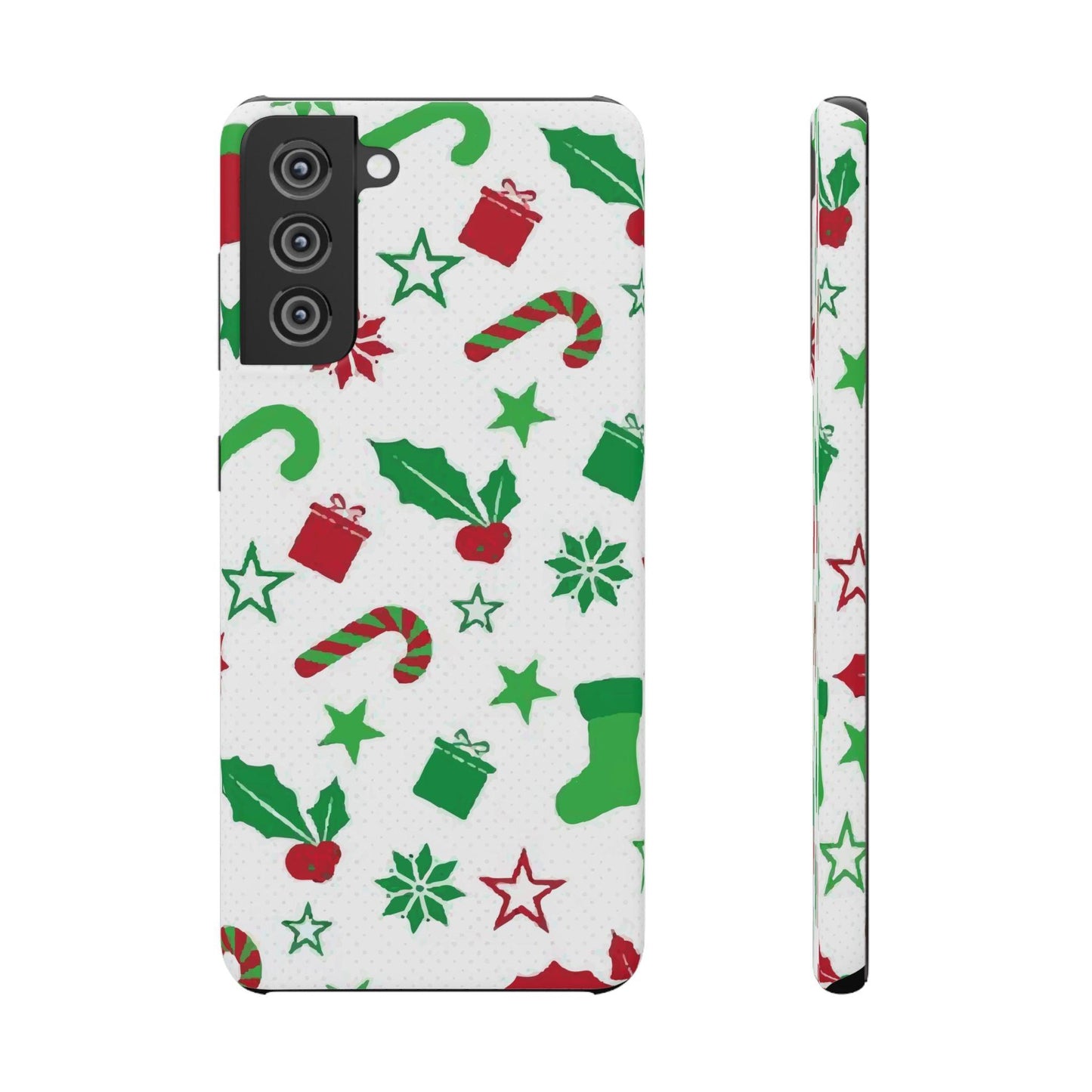 Custom Samsung Tough Phone Case – Christmas Santa Holiday Design, Festive Xmas Protection