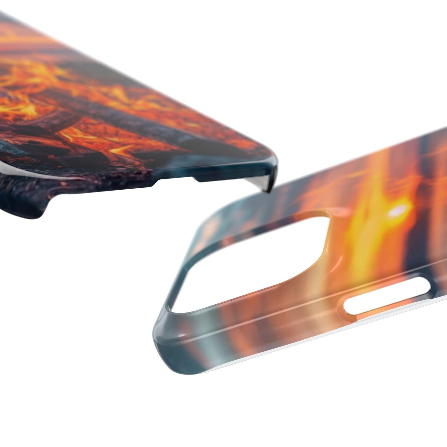 Woodland Fire Phone Case – Warmth of Nature’s Blaze on Your Device