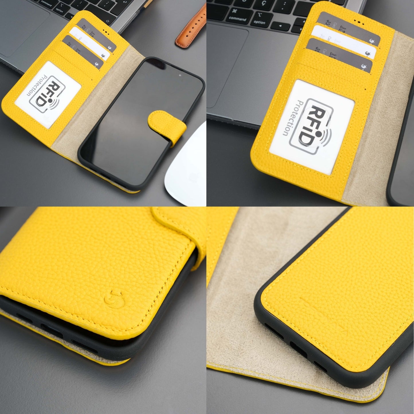 Casper Leather iPhone 14 Plus Wallet Case | MagSafe