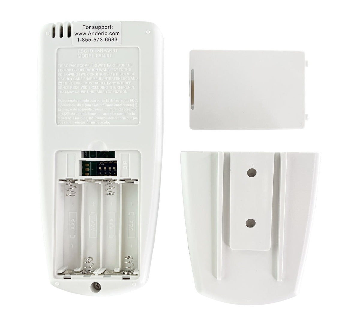 Anderic Substitute for Hampton Bay FAN25T Thermostatic Ceiling Fan Remote Control [FAN9TR]