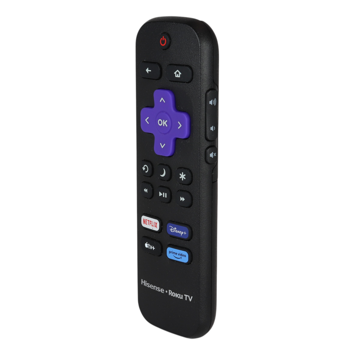 Hisense 269770 Roku TV Remote Control | Netflix | Disney+ | Hulu | Vudu | IR - 269770