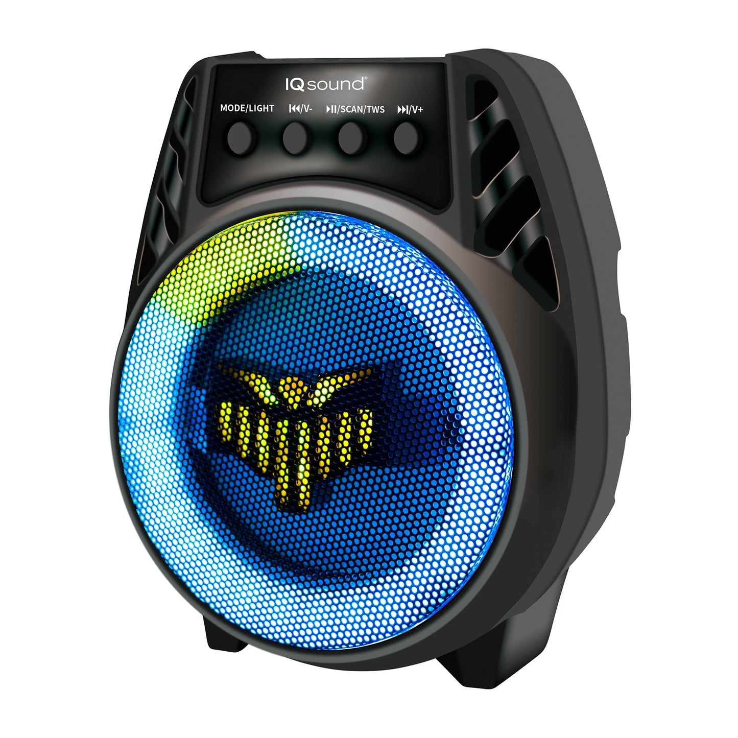 Supersonic 4" Bluetooth TWS Party Speaker w LED Lights & Multi-Connectivity