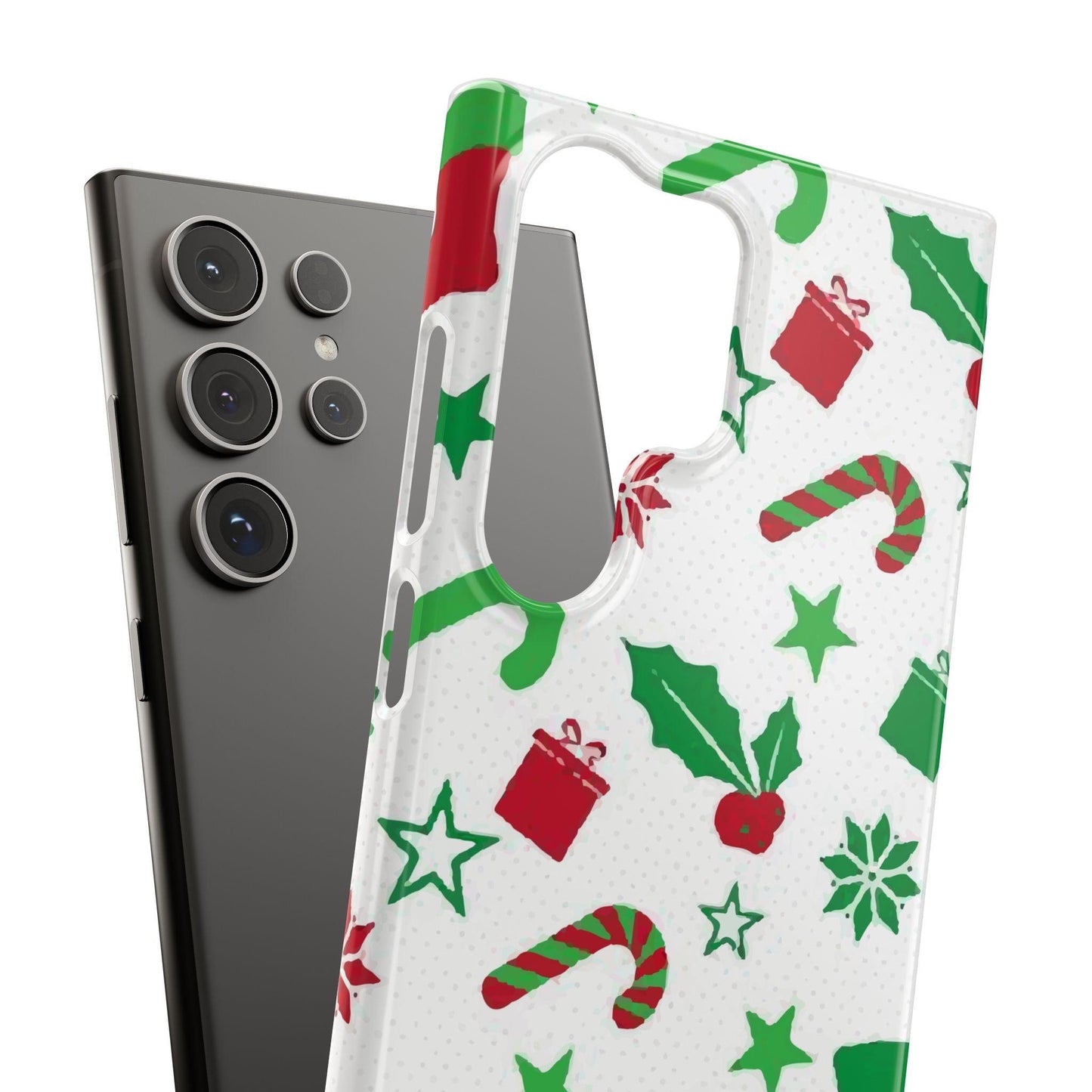 Custom Samsung Tough Phone Case – Christmas Santa Holiday Design, Festive Xmas Protection