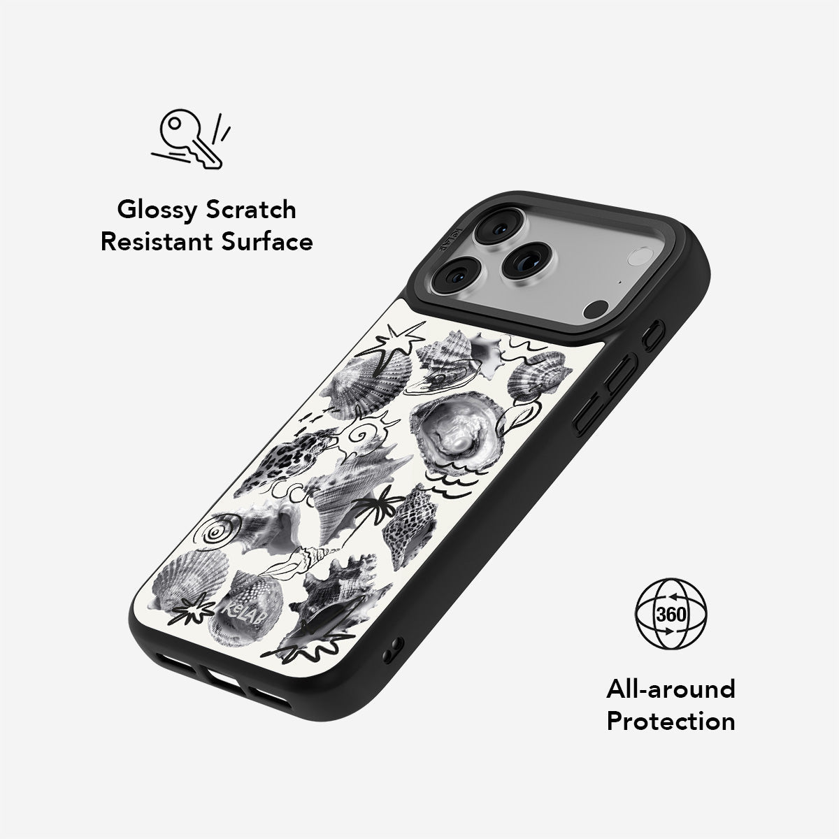 Coastal Curiosities | Seashell Sketch Phone Case